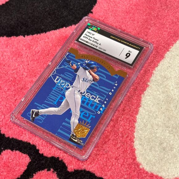 Ken Griffey Jr – 1993 SP Platinum Power #PP9 – CSG 9 Mint – As Pictured - Picture 3 of 6